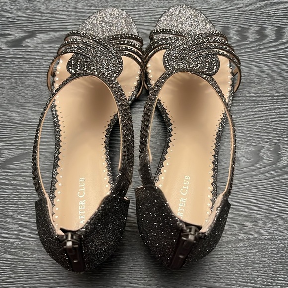 Charter Club Sparkle Shoes-Like New 10.5M - Picture 2 of 10